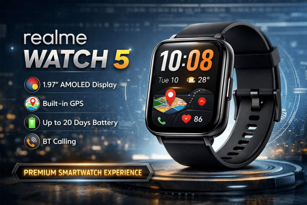 
Realme Watch 5 Review: Best AMOLED Smartwatch under 4000