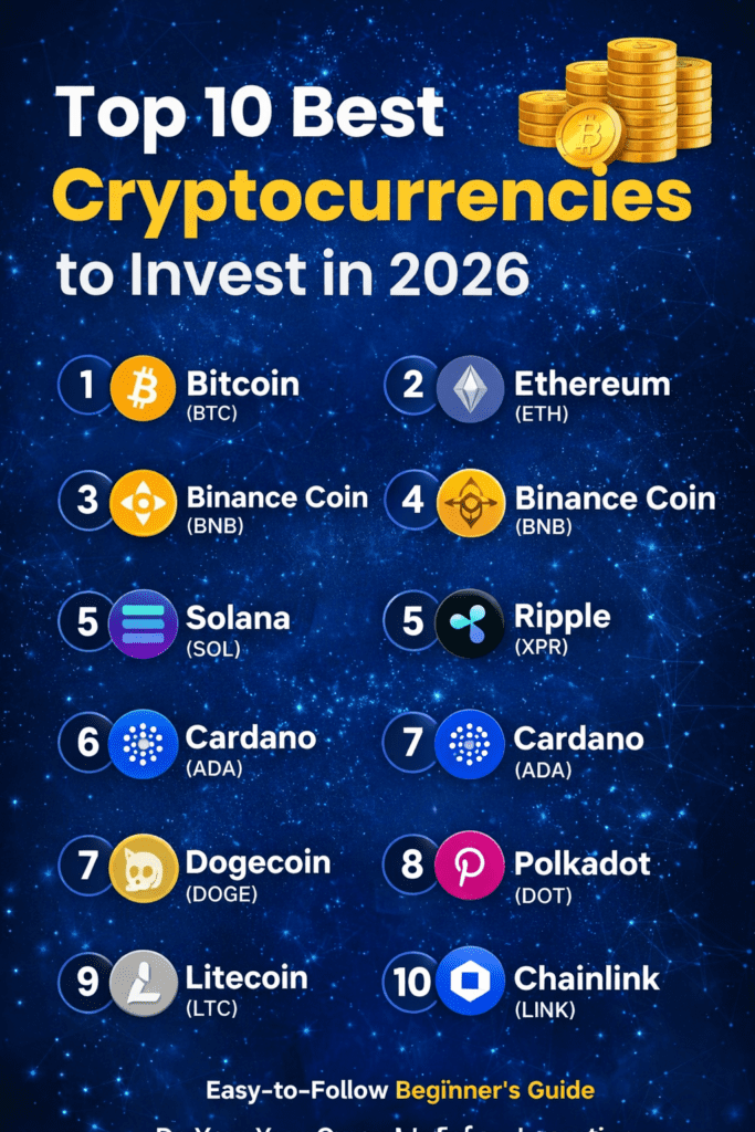 Top 10 Best Cryptocurrencies to Invest in 2026 List
